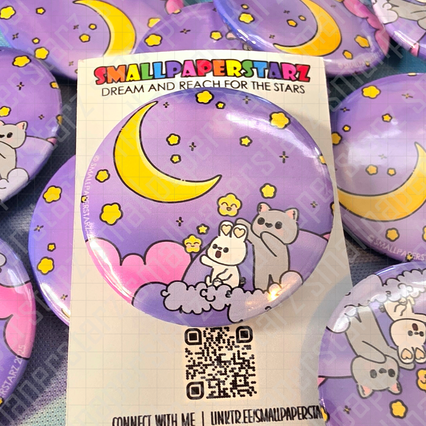 L035 - Wish Upon A Star Pinback Button / Badge