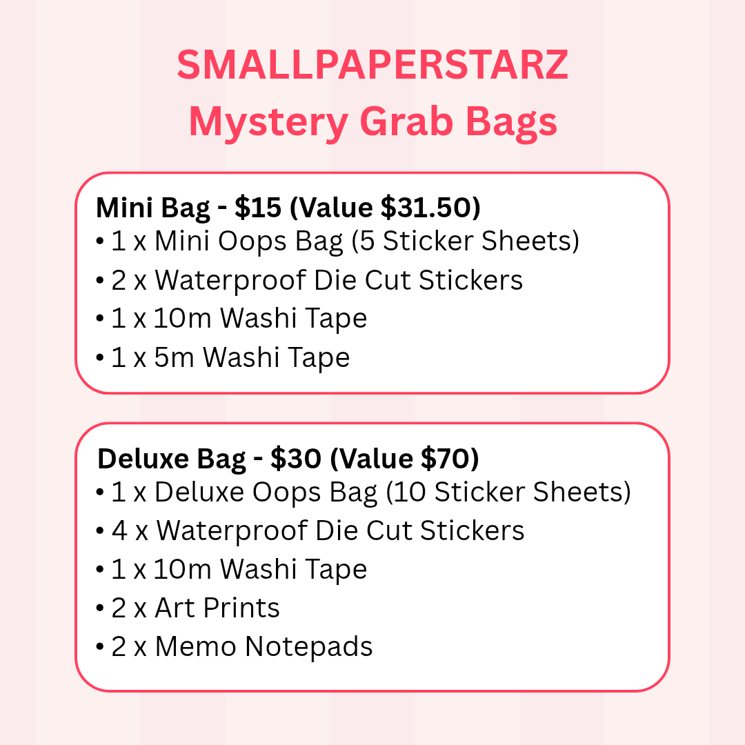 SMALLPAPERSTARZ Mystery Grab Bags 2025
