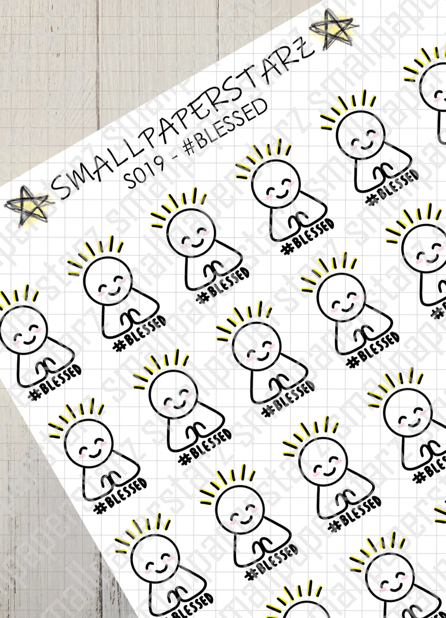 S019 - Feeling Blessed Sticker Sheet