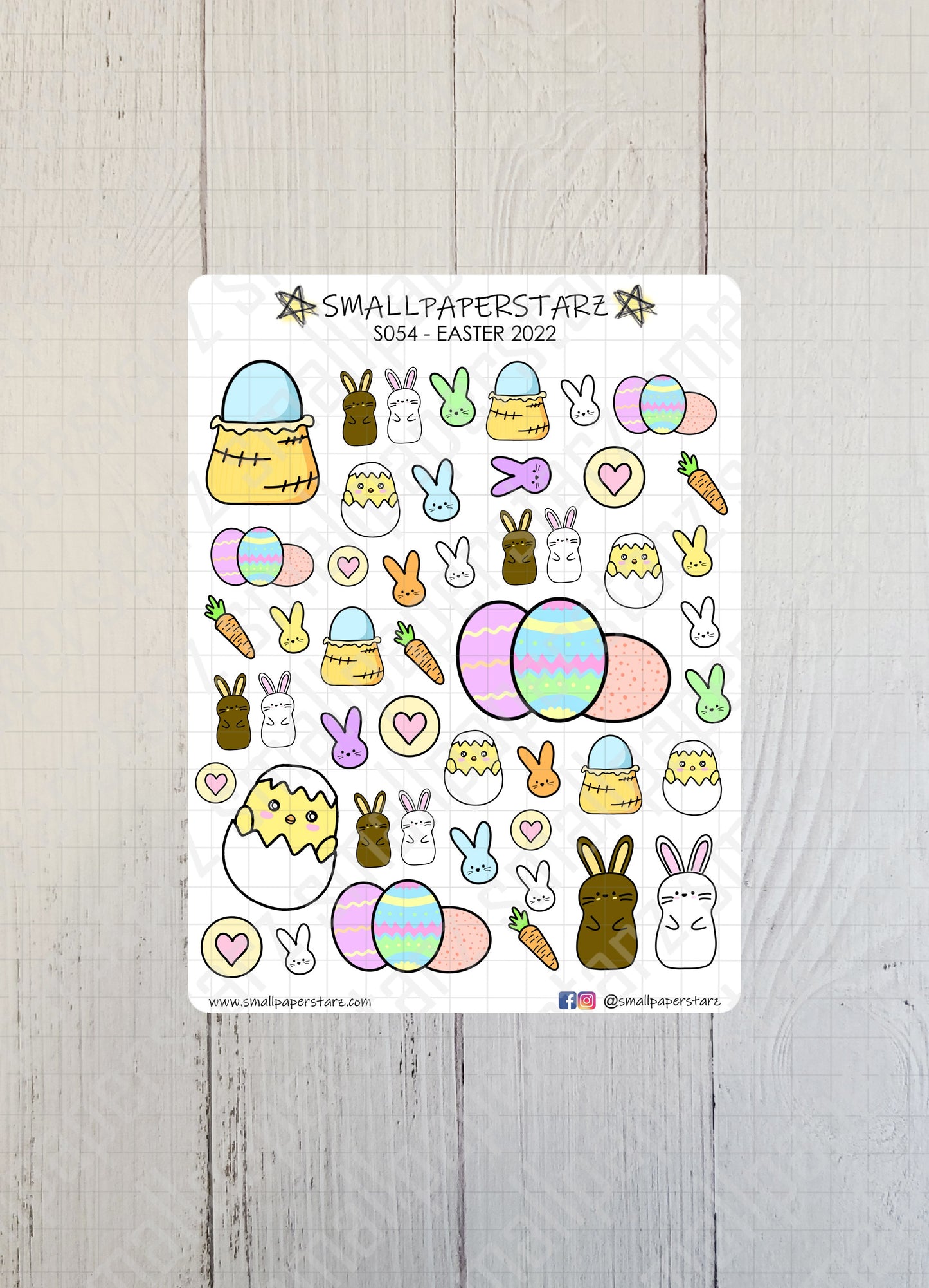 S054 - Easter 2022 Sticker Sheet