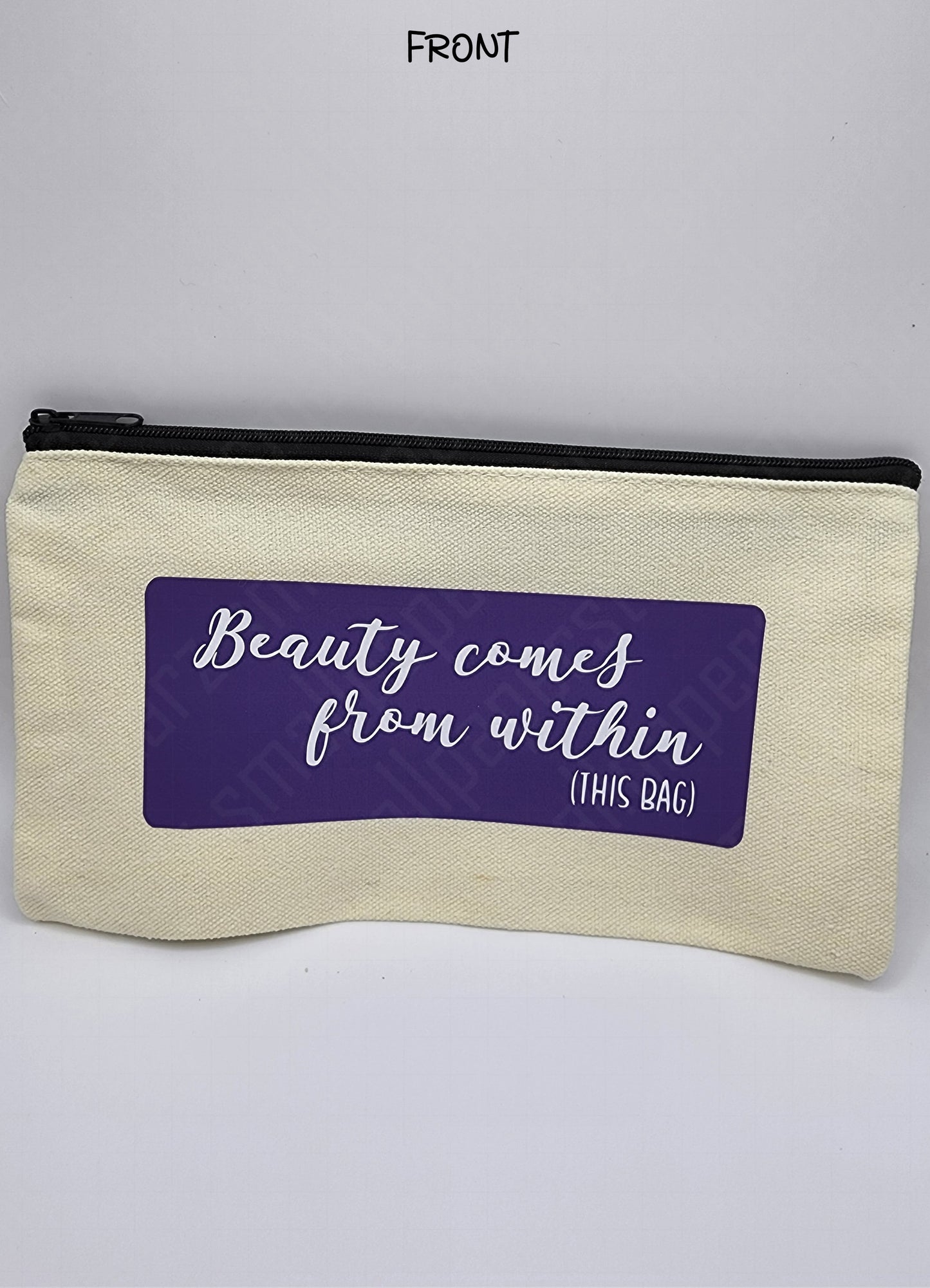 P002 - Beauty Within Pouch Pencil Case Make-up Bag Sticker Storage