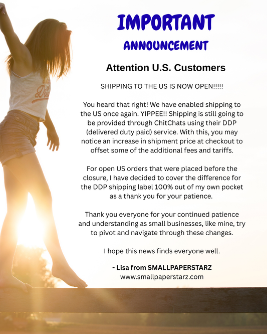 Important Notice: WE'RE SHIPPING TO THE US
