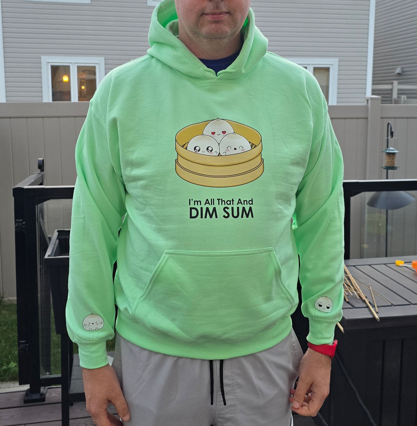 [PREORDER] C001 - All That And DIM SUM Punny Pullover Hoodie Cute Apparel