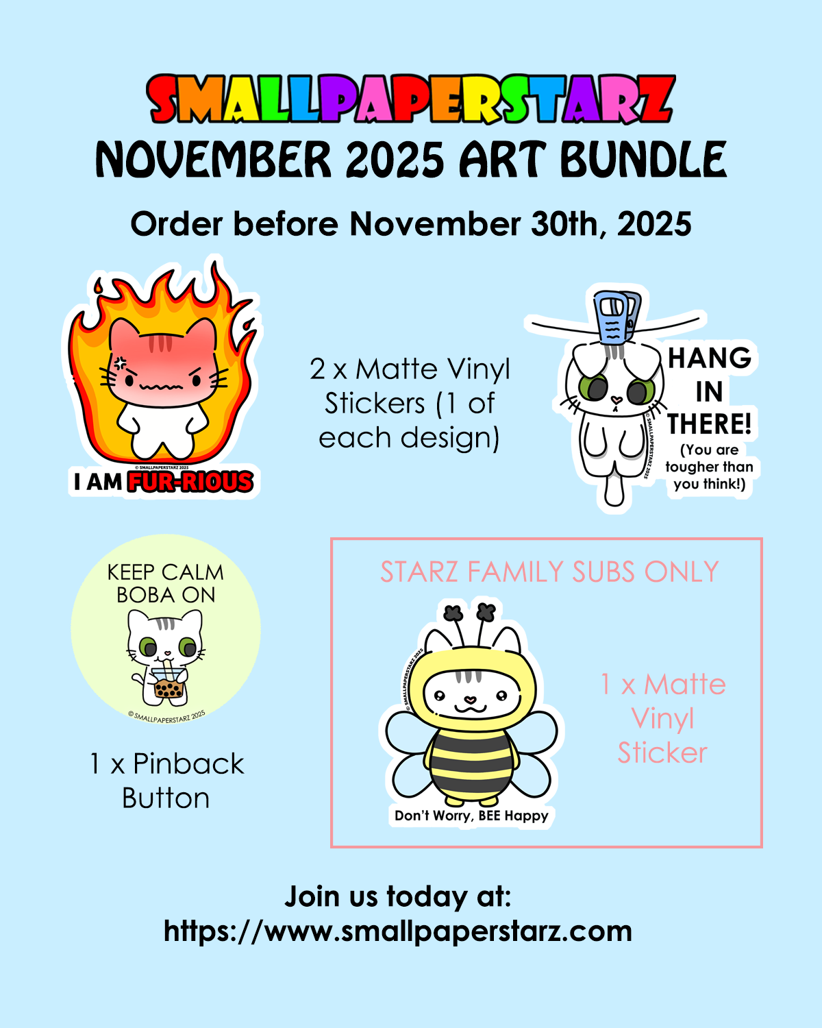 November 2025 Monthly Art Bundle