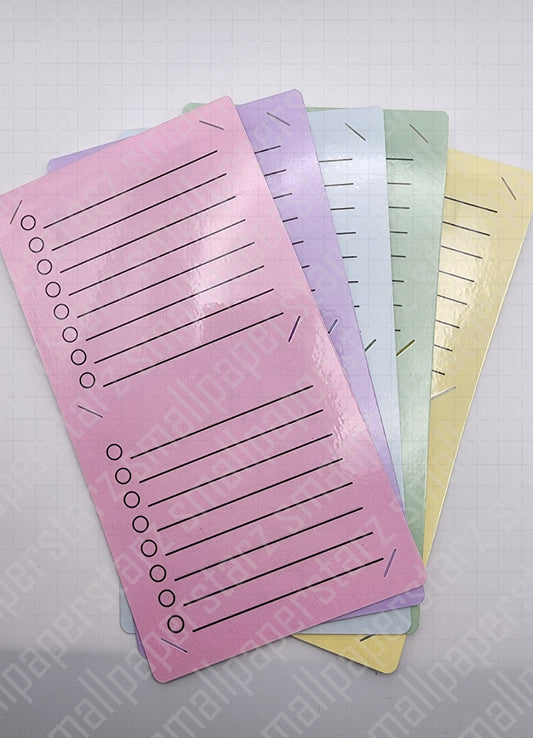 BM001 - Functional Checklist Magnetic Bookmark