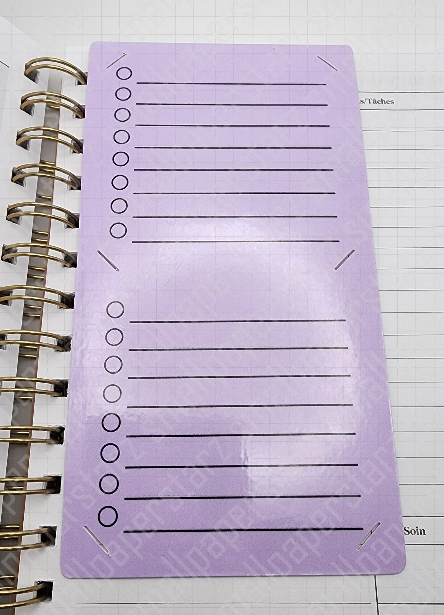BM001 - Functional Checklist Magnetic Bookmark