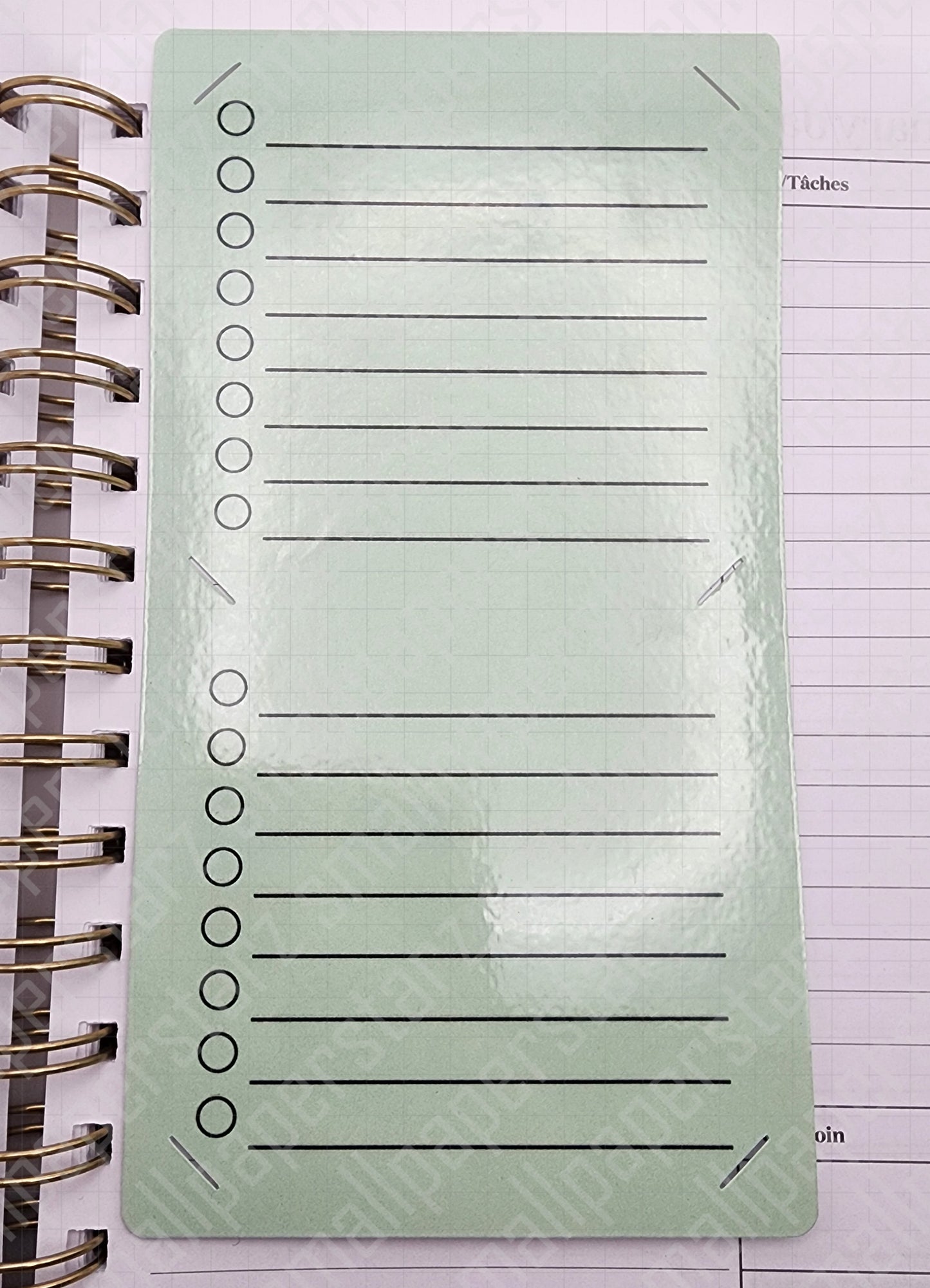 BM001 - Functional Checklist Magnetic Bookmark