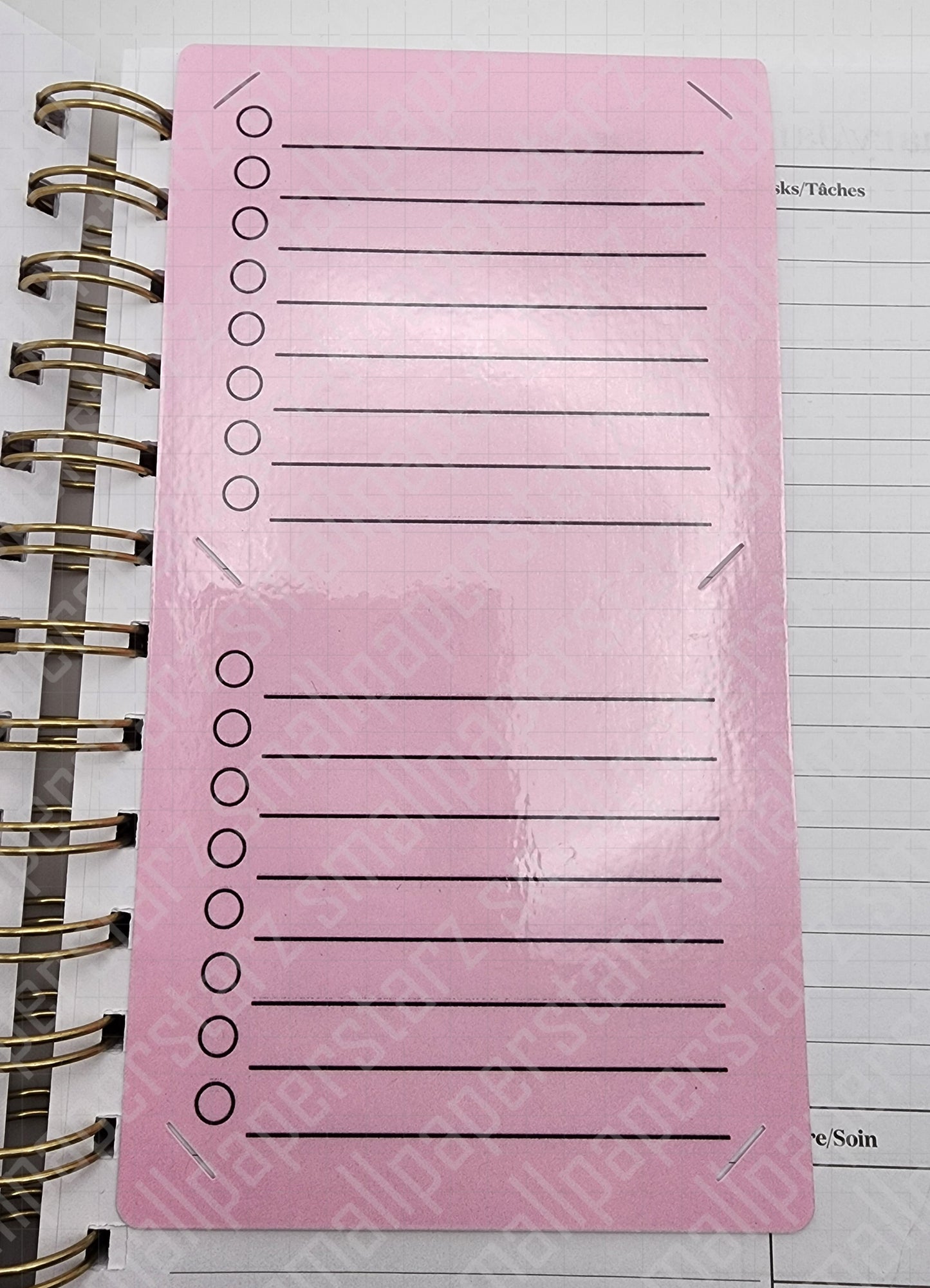 BM001 - Functional Checklist Magnetic Bookmark