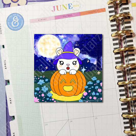 A014 - Halloween Lola 5 x 5 in. Art Print