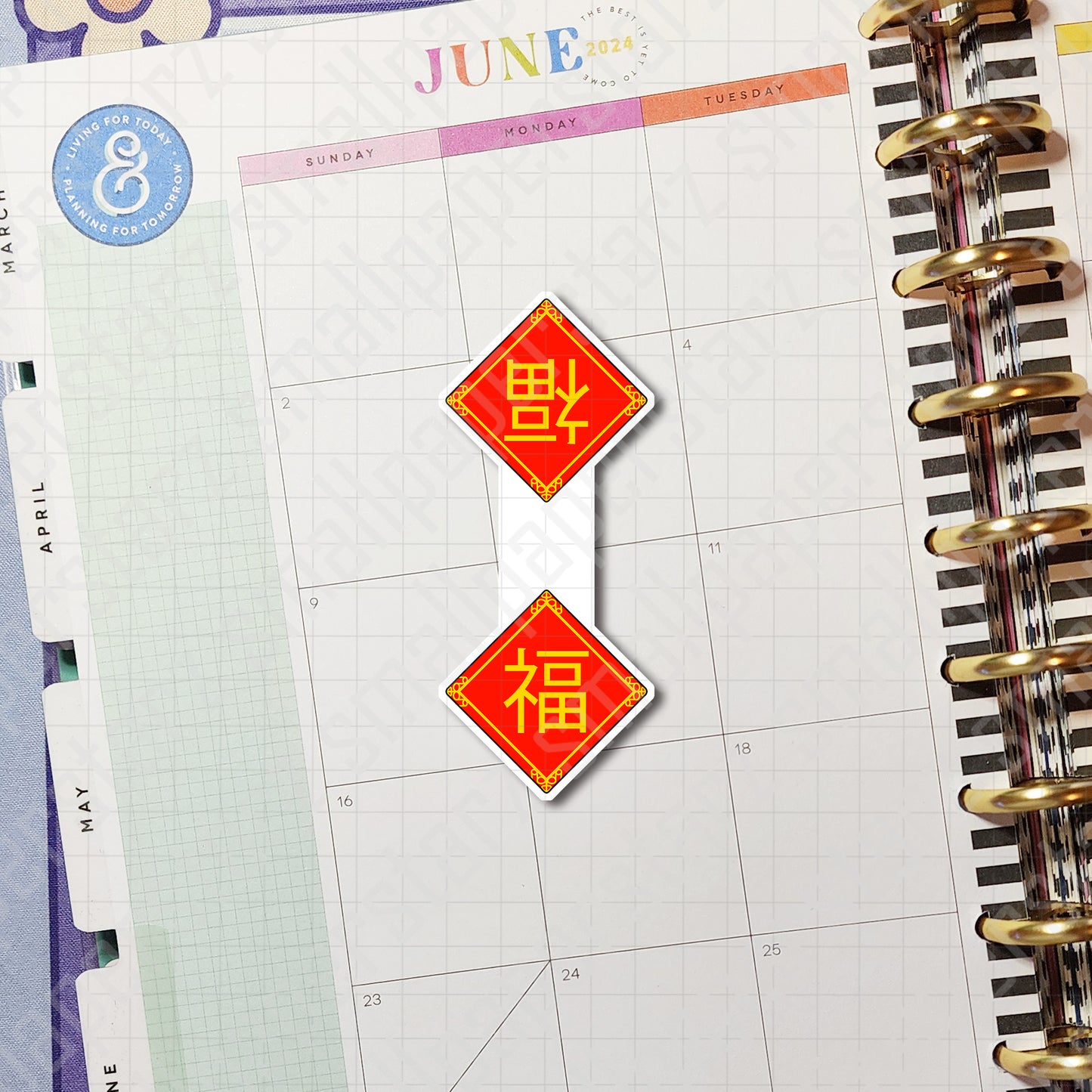 BM002 - Chinese New Year / Year of the Dragon 2024 Magnetic Bookmark Set