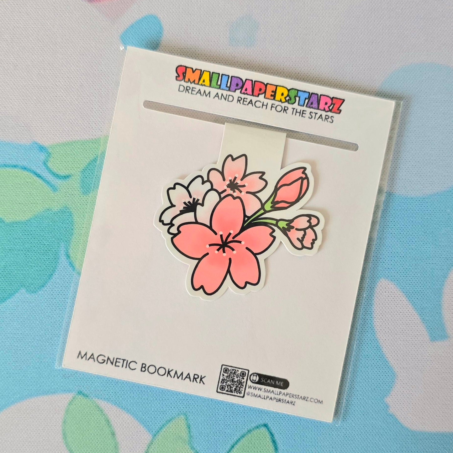 BM004 - Cherry Blossom / Sakura Magnetic Bookmark
