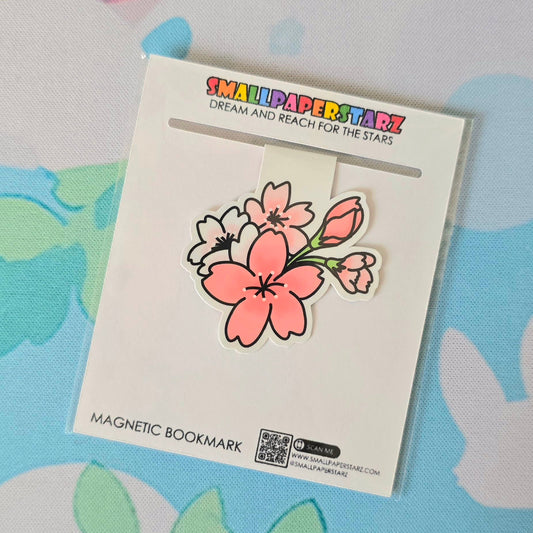 BM004 - Cherry Blossom / Sakura Magnetic Bookmark