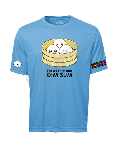 C003 - All That And Dimsum Punny Athletic Workout T-shirt Cute Apparel