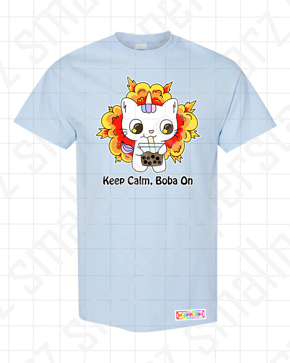 C004 - Keep Calm Boba On T-shirt Cute Apparel