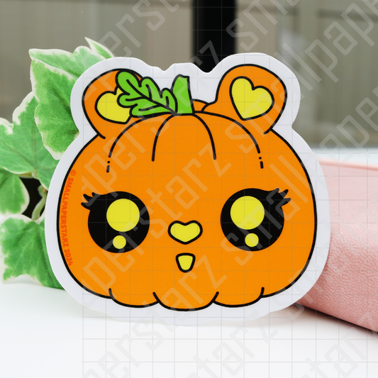 F045 - Pumpkin Lola Bunny Waterproof Vinyl Die Cut Sticker