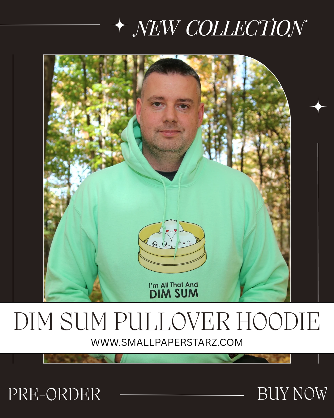 [PREORDER] C001 - All That And DIM SUM Punny Pullover Hoodie Cute Apparel