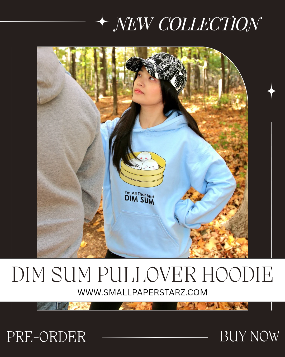[PREORDER] C001 - All That And DIM SUM Punny Pullover Hoodie Cute Apparel
