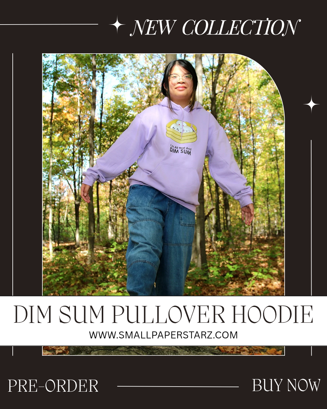 [PREORDER] C001 - All That And DIM SUM Punny Pullover Hoodie Cute Apparel
