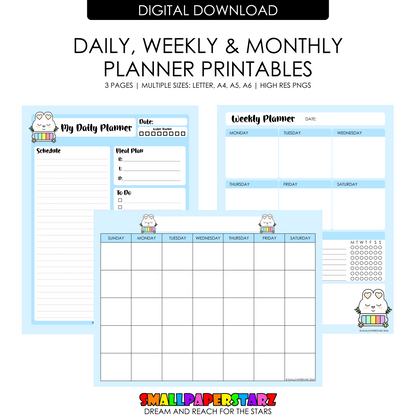 Patreon Digital Downloads: January 2024 Planner Printable