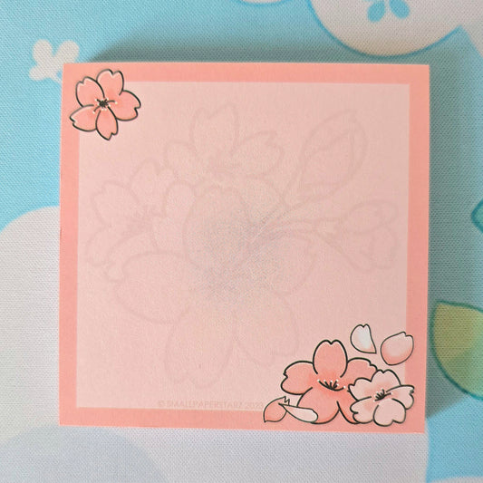 NP029 - Cherry Blossom / Sakura 3x3in Memo Notepads (50 sheets)