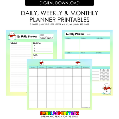 November 2023 Patreon Planner Printables