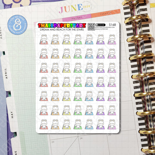 S168 - Namaste Lola Yoga / Exercise Sticker Sheet