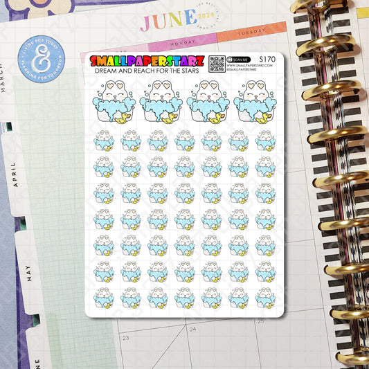 S170 - Lola Bath Time Self Care Sticker Sheet