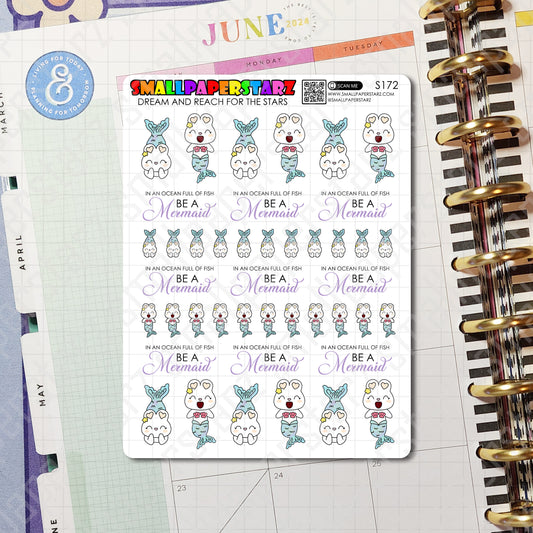 S172 - Lola Be A Mermaid Sticker Sheet