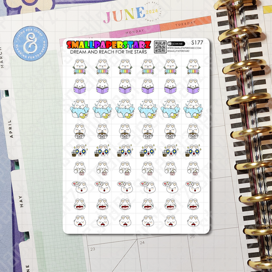 S177 - Lola Self Care / Self Love Sticker Sheet