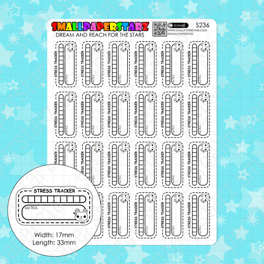 S236 - Stress Tracker Functional Sticker Sheet