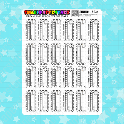 S236 - Stress Tracker Functional Sticker Sheet