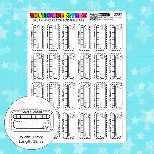 S237 - Pain Tracker Functional Sticker Sheet