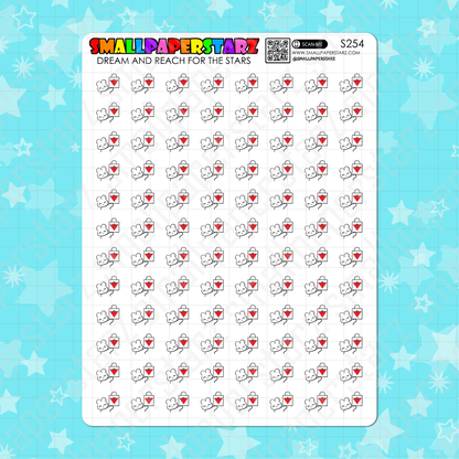 S254 - Canadian Tire Shopping Character Planner Sticker Sheet