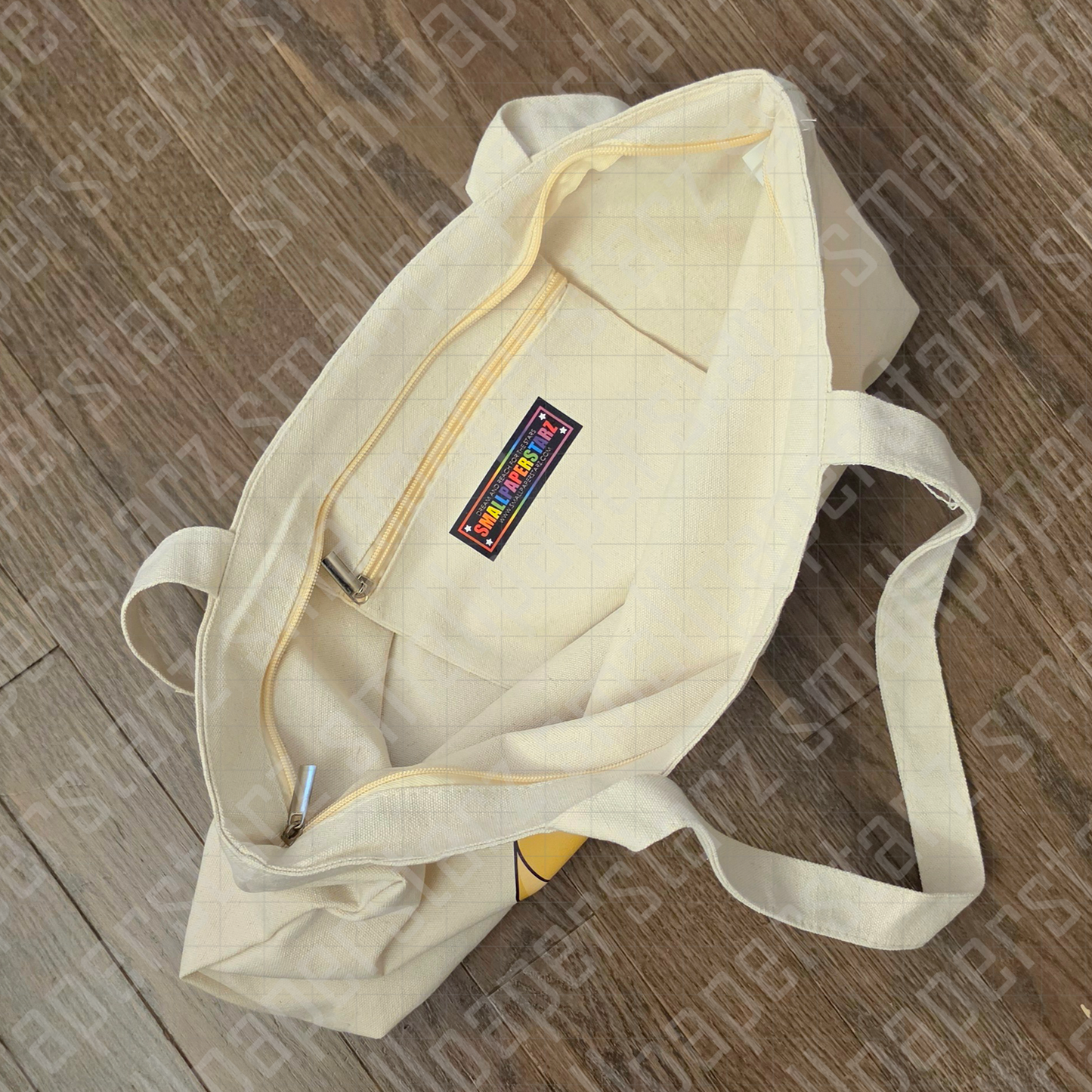 T004 - All That And DIM SUM Jumbo Zippered Canvas Tote Bag