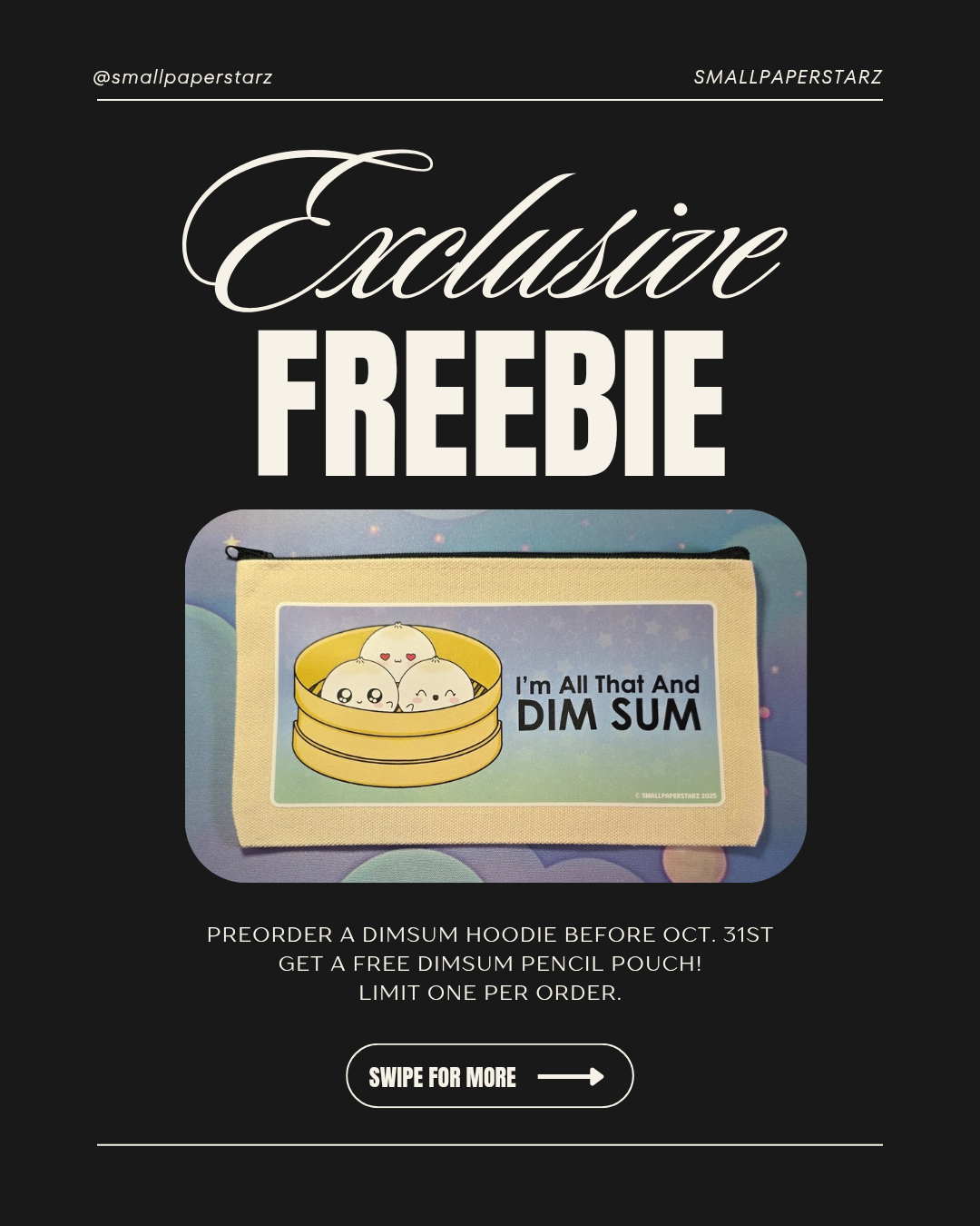 [PREORDER] C001 - All That And DIM SUM Punny Pullover Hoodie Cute Apparel