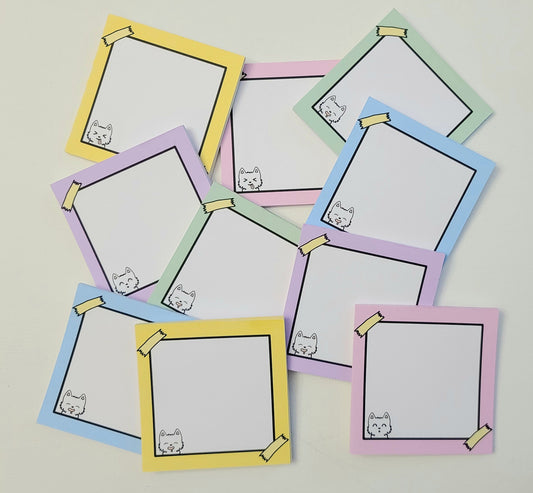 NP001-NP005 Luna Memo Notepads Multiple Colour (No adhesive)