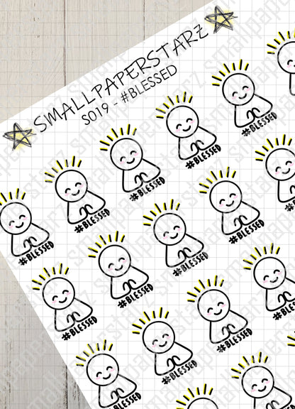 S019 - Feeling Blessed Sticker Sheet