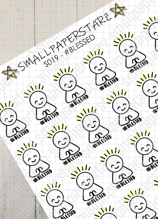 S019 - Feeling Blessed Sticker Sheet