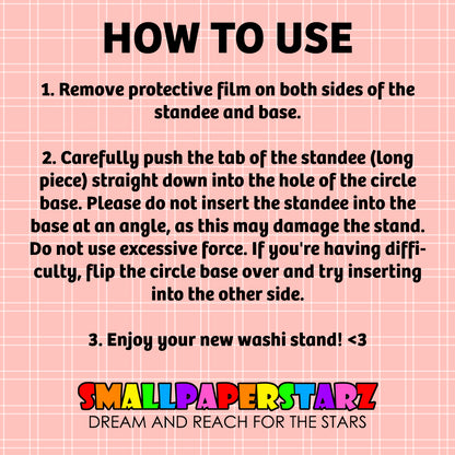 W005 - Washi Tape Overlord Acrylic Washi Stand