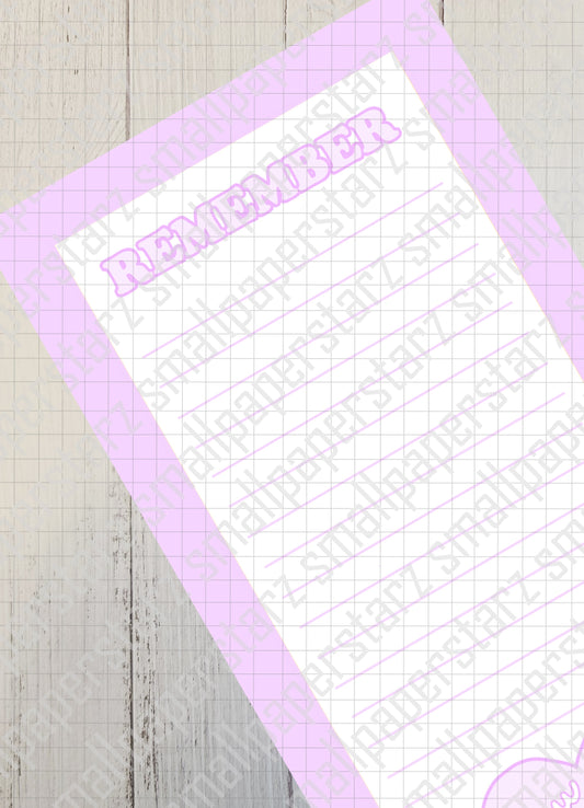 NP006 - Remember...You Are Awesome Memo Notepad (No adhesive)