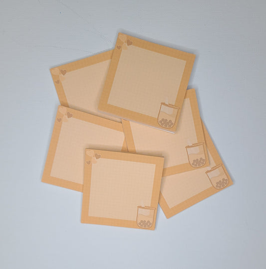 NP008 - Boba Milk Tea Memo Notepads
