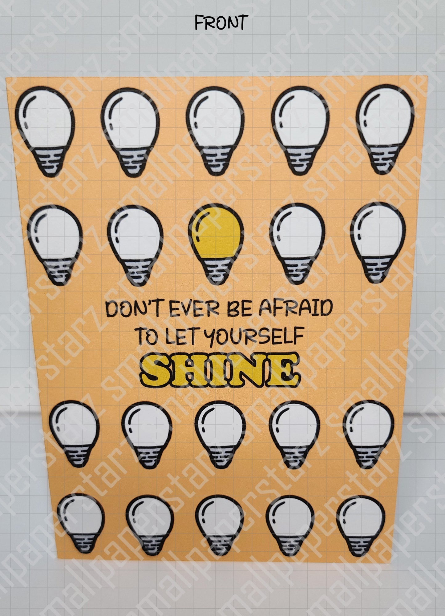 G001 - Let Yourself Shine Blank Greeting Card