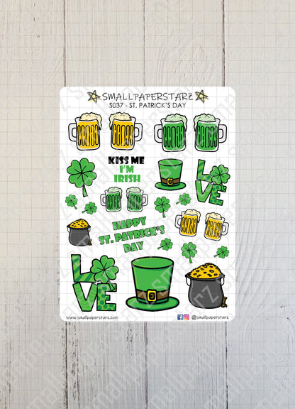 S037 - St. Patrick's Day Sticker Sheet