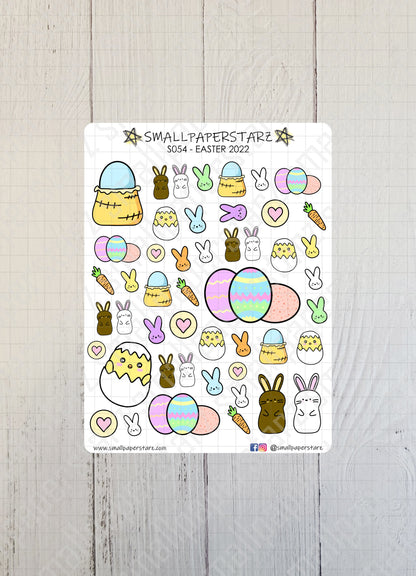 S054 - Easter 2022 Sticker Sheet
