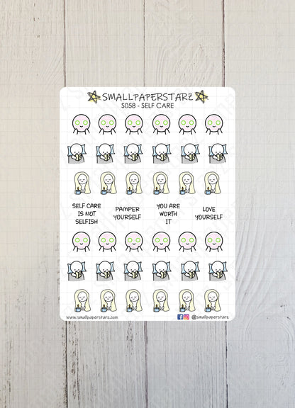 S058 - Self Care Sticker Sheet