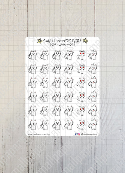 S007 - Luna-motis Part 1 Sticker Sheet