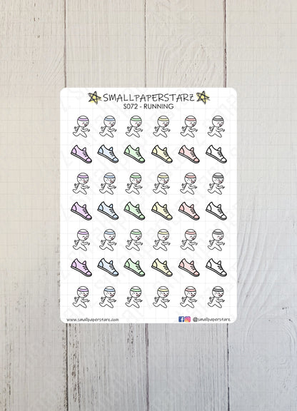 S072 - Running Sticker Sheet
