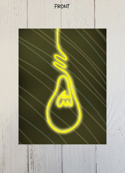 G007 - Light in the Dark Blank Greeting Card