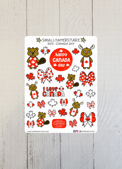 S075 - Canada Day Sticker Sheet