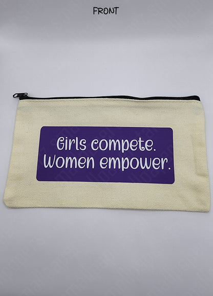 P003 - Women Empower Pouch Pencil Case Make-up Bag Sticker Storage
